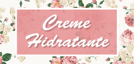 Rótulo Rosa Creme Hidratante 4x2