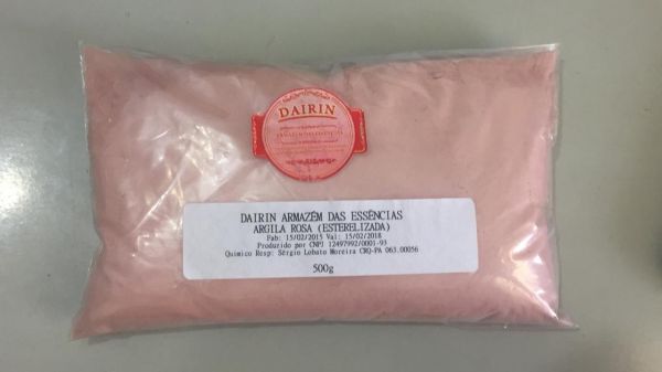 Argila Rosa (Esterilizada) 500g