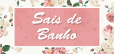 Rótulo Rosa Sais de Banho 4x2